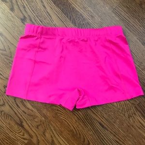 Hot pink shorts